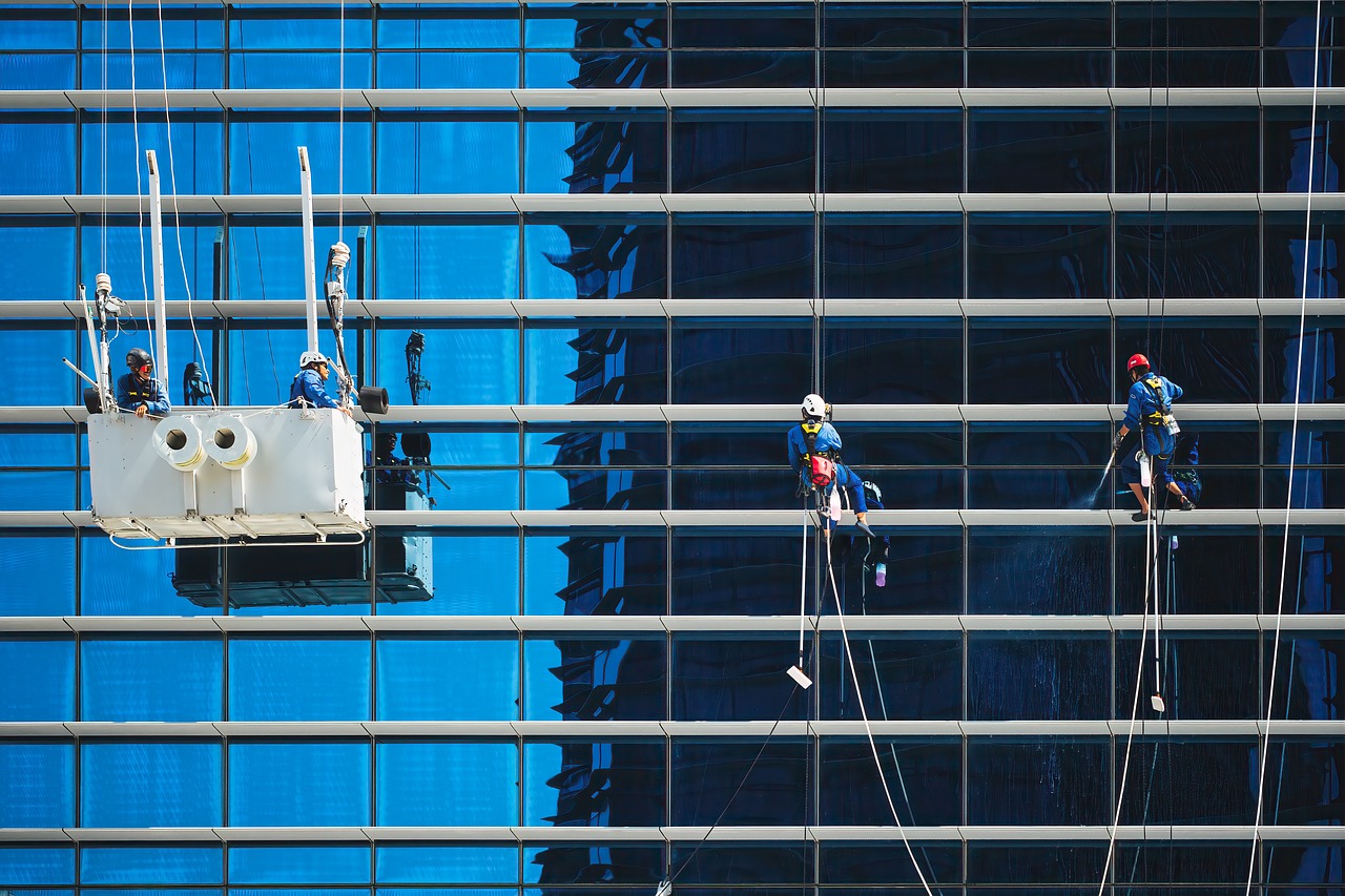 Professional siding installation project